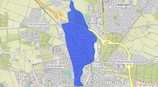 Bodenrichtwertkarte Lüneburg Goseburg Zeltberg